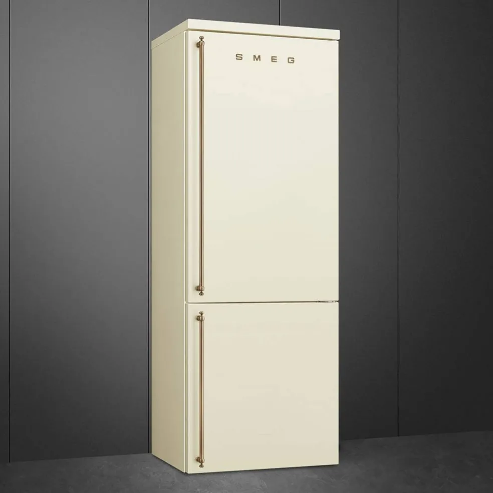 FA8005RPO6 högerhängd kyl/frys 70 cm, creme