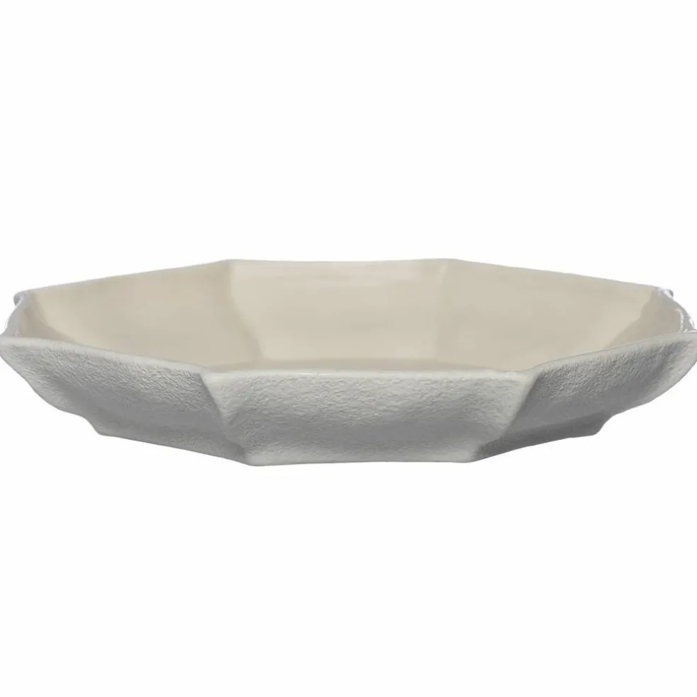 Fat 17 cm, naturvit