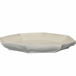Fat 17 cm, naturvit