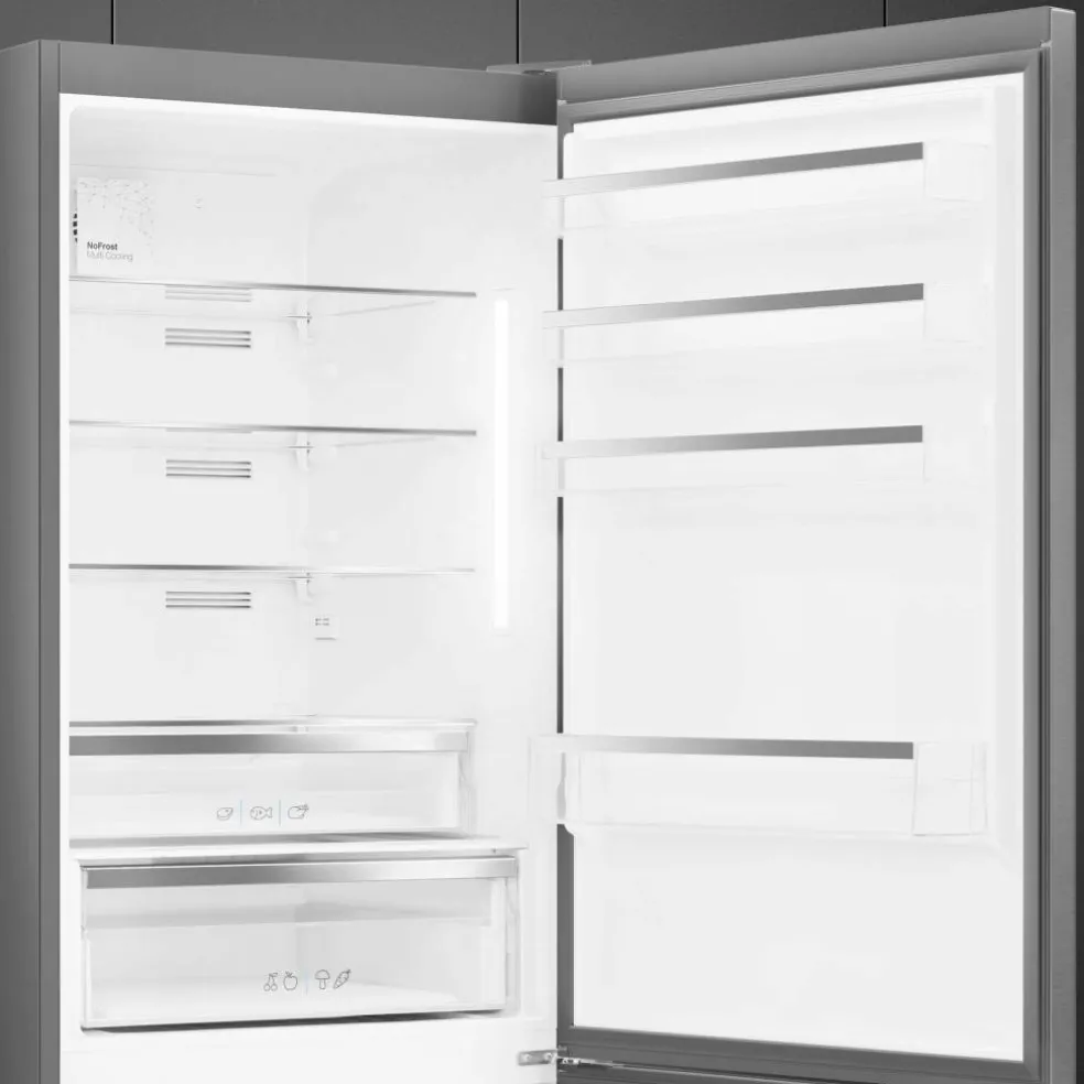 FC48KDND French Door kylskåp, silver