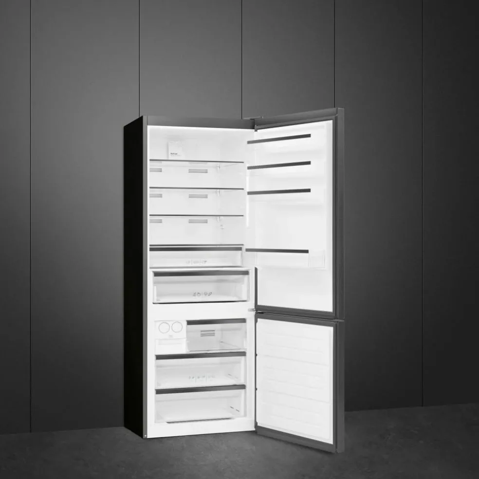 FC48KDND French Door kylskåp, silver