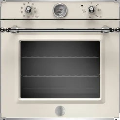 F609HEREKT Heritage inbyggd ugn cremevit/krom 60 cm.