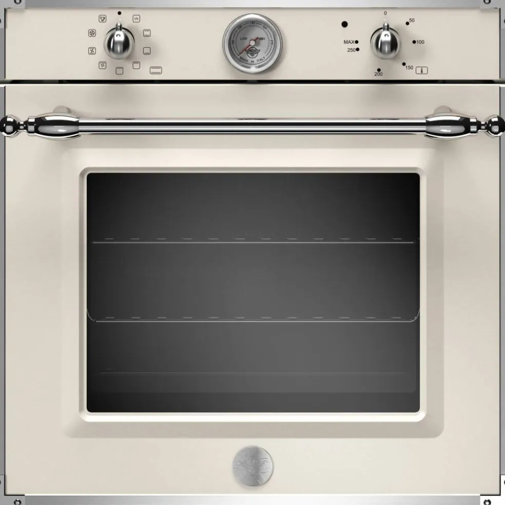 F609HEREKT Heritage inbyggd ugn cremevit/krom 60 cm.