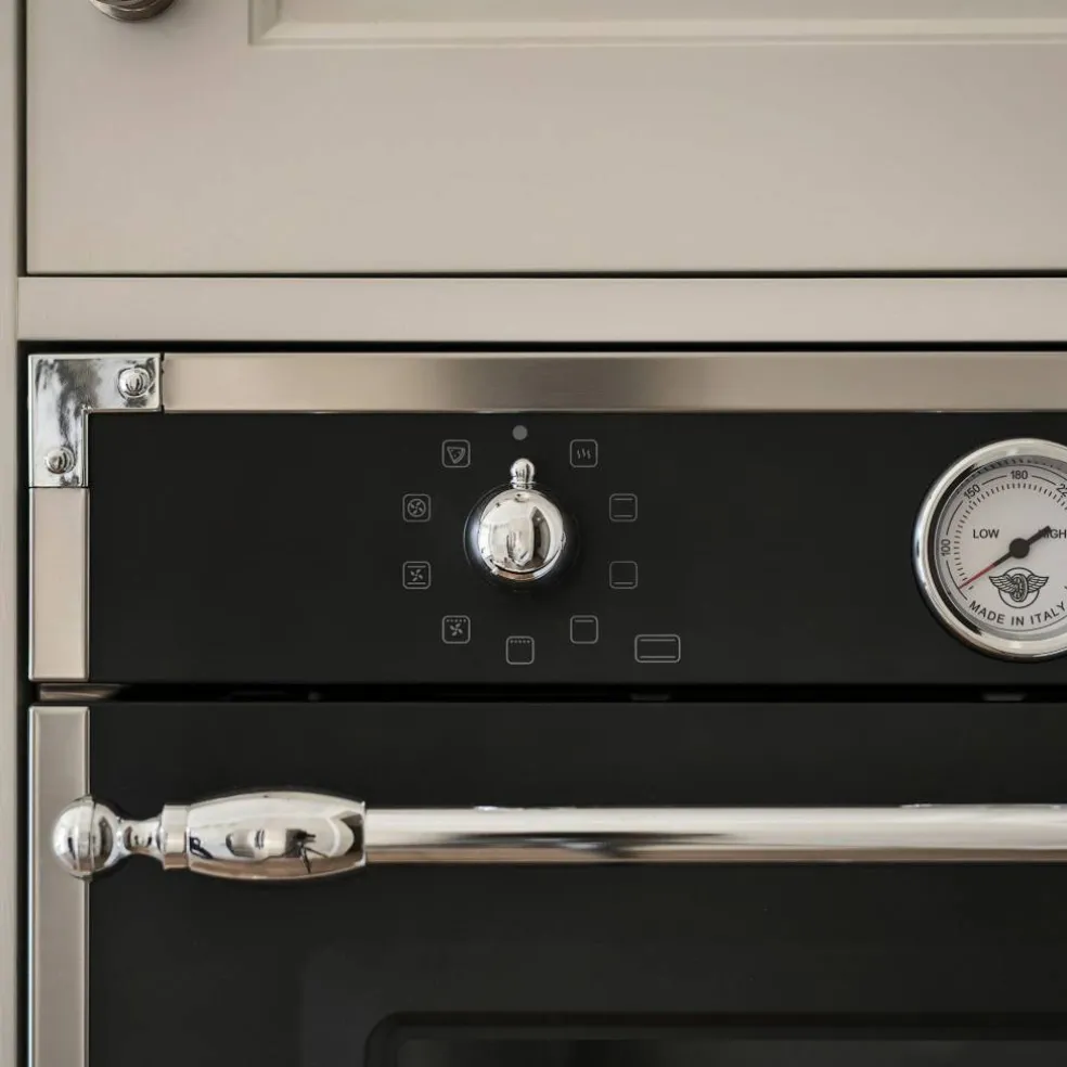 F609HEREKT Heritage inbyggd ugn cremevit/krom 60 cm.