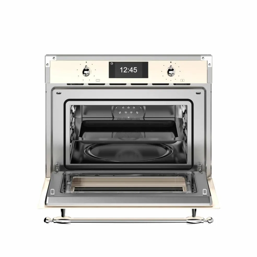 FHER4077MTAG3 Heritage kombiugn med mikrovågsfunktion, elfenbensvit/guld