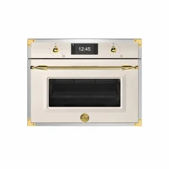 FHER4077MTAG3 Heritage kombiugn med mikrovågsfunktion, elfenbensvit/guld