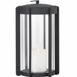 Firefly lantern 25 cm, svart