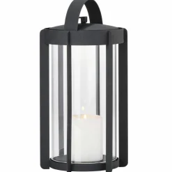 Firefly lantern 25 cm, svart