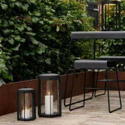 Firefly LED Lantern, svart aluminium