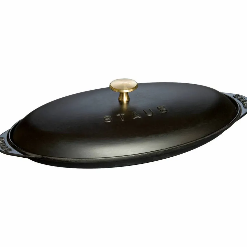 Fiskform/Fat Oval Svart 31 cm 0,7 l