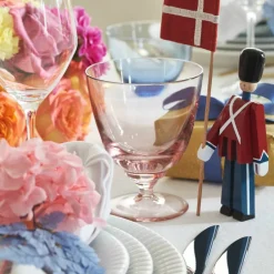 Flaggbärare med textilflagga, mini