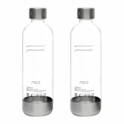 Flaskor till Kolsyremaskin Rostfritt stål, 2-pack
