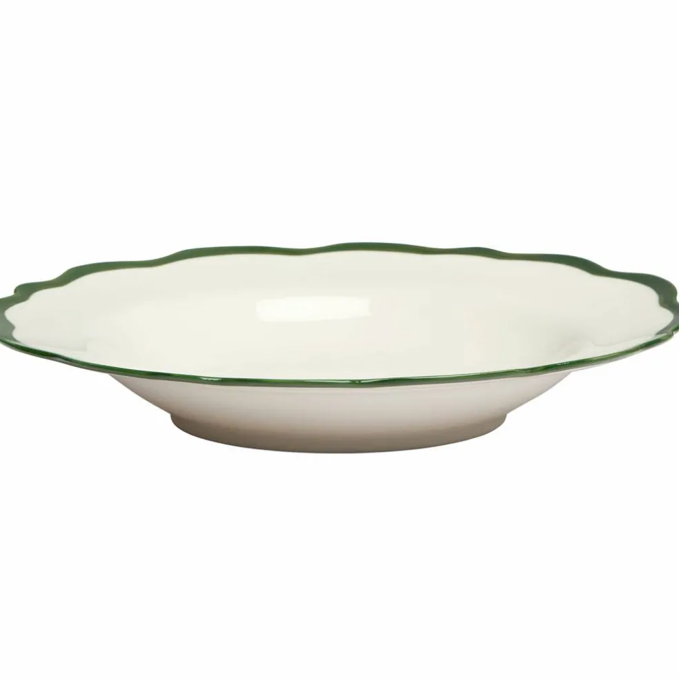 Fleur Skål 23 cm, mörkgrön