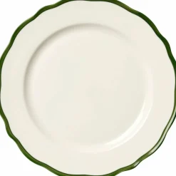 Fleur Tallrik 28 cm, mörkgrön
