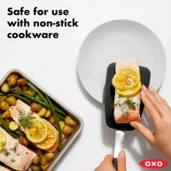 Flexibel silikonstekspatel, stor