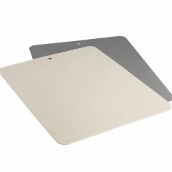 Flexibel skärbräda, bioplast, 2-pack, beige/grå