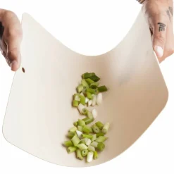 Flexibel skärbräda, bioplast, 2-pack, beige/grå