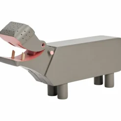 Flodhäst 9 cm, grå