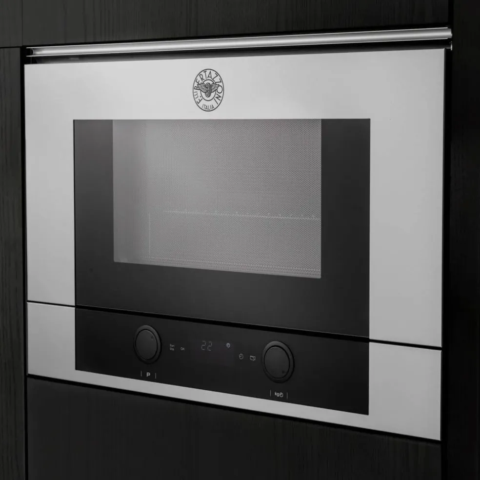 F383MODMWSX vägghängd mikro 38 cm, rostfri