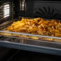 FMOD6117PTG3 Modern inbyggnadsugn med pyrolys 80 liter, guld