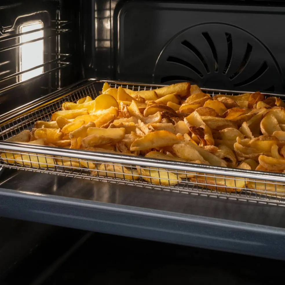 FMOD6117PTG3 Modern inbyggnadsugn med pyrolys 80 liter, guld