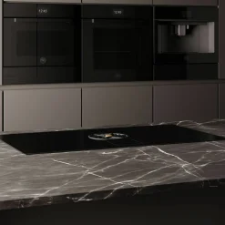 FMOD6117PTG3 Modern inbyggnadsugn med pyrolys 80 liter, guld