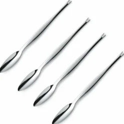 Focus steel Skaldjursgafflar 4st