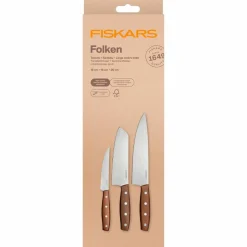 Folken knivset 3 delar, trä