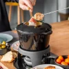 Fonduegryta Emaljerad Gjutjärn Svart