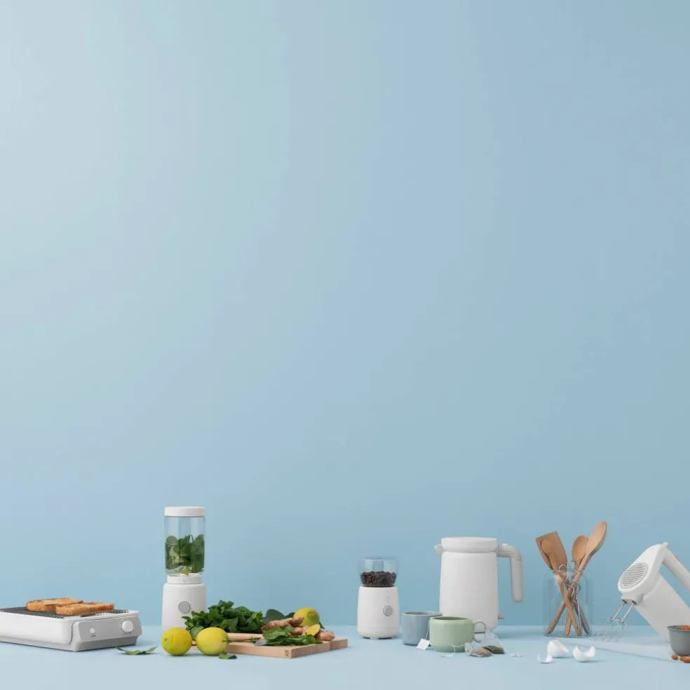 FOODIE Elektrisk Kaffekvarn, vit