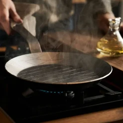 Forge stekpanna/grillpanna 28 cm, kolstål