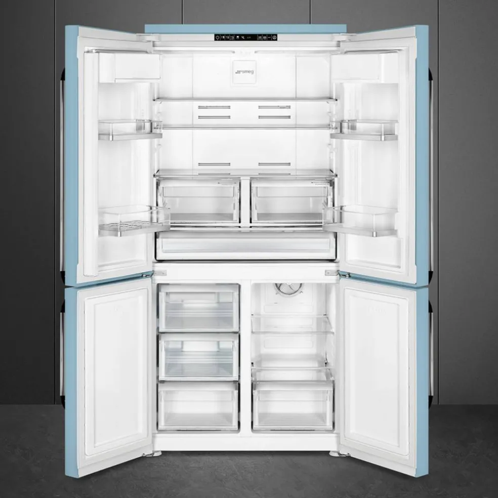 FQ960PB6 Victoria french door-kombiskåp, pastellblå