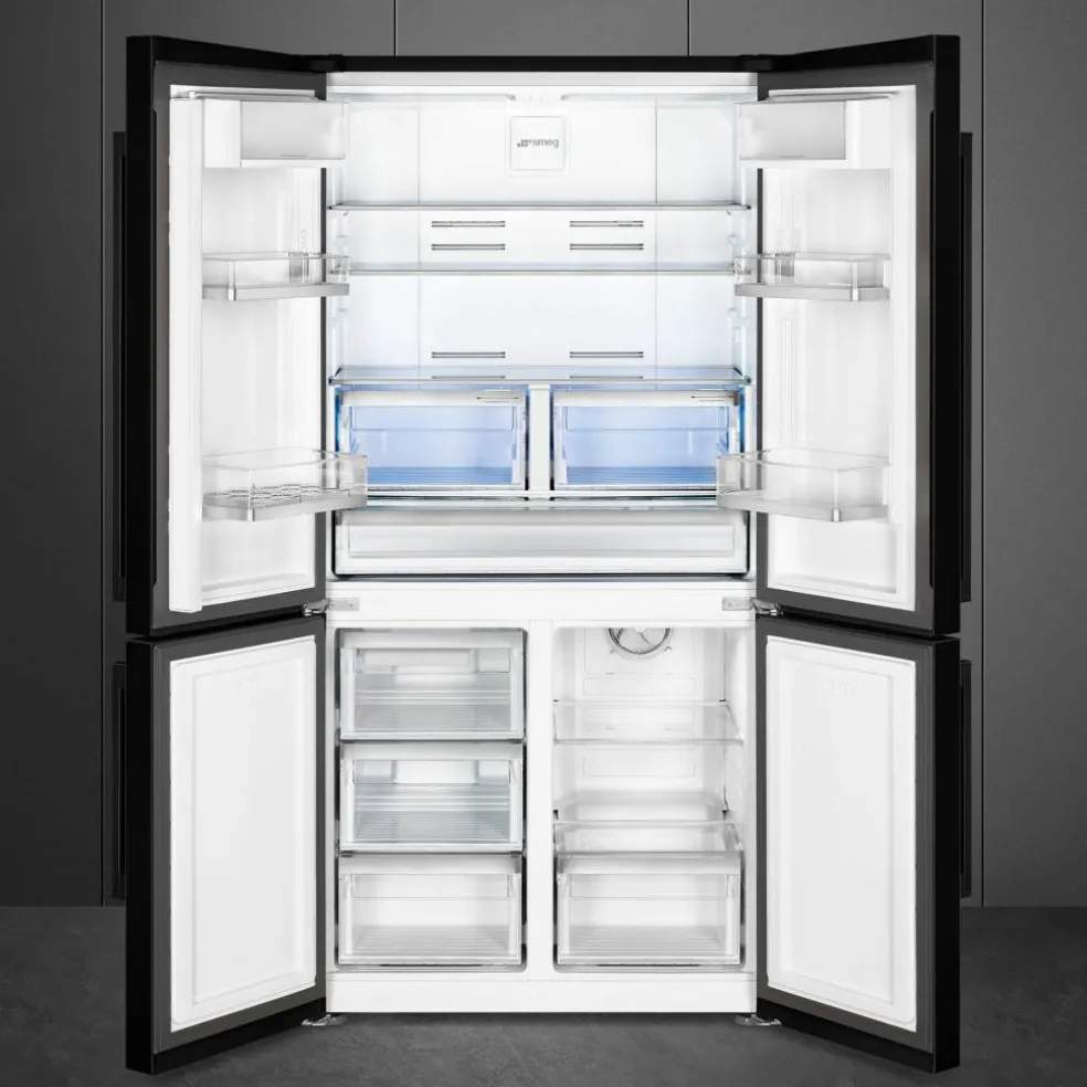 French Door kyl/frys 92 cm, vit
