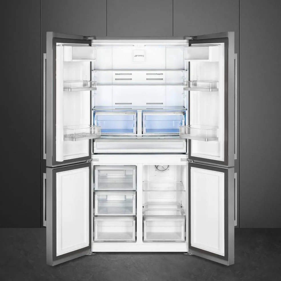 French Door kyl/frys 92 cm, vit