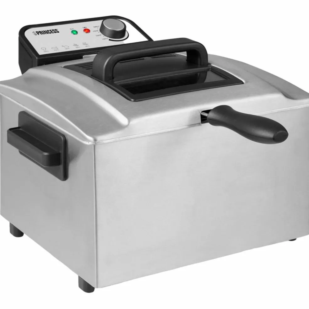 Fritös 5 liter, rostfritt stål