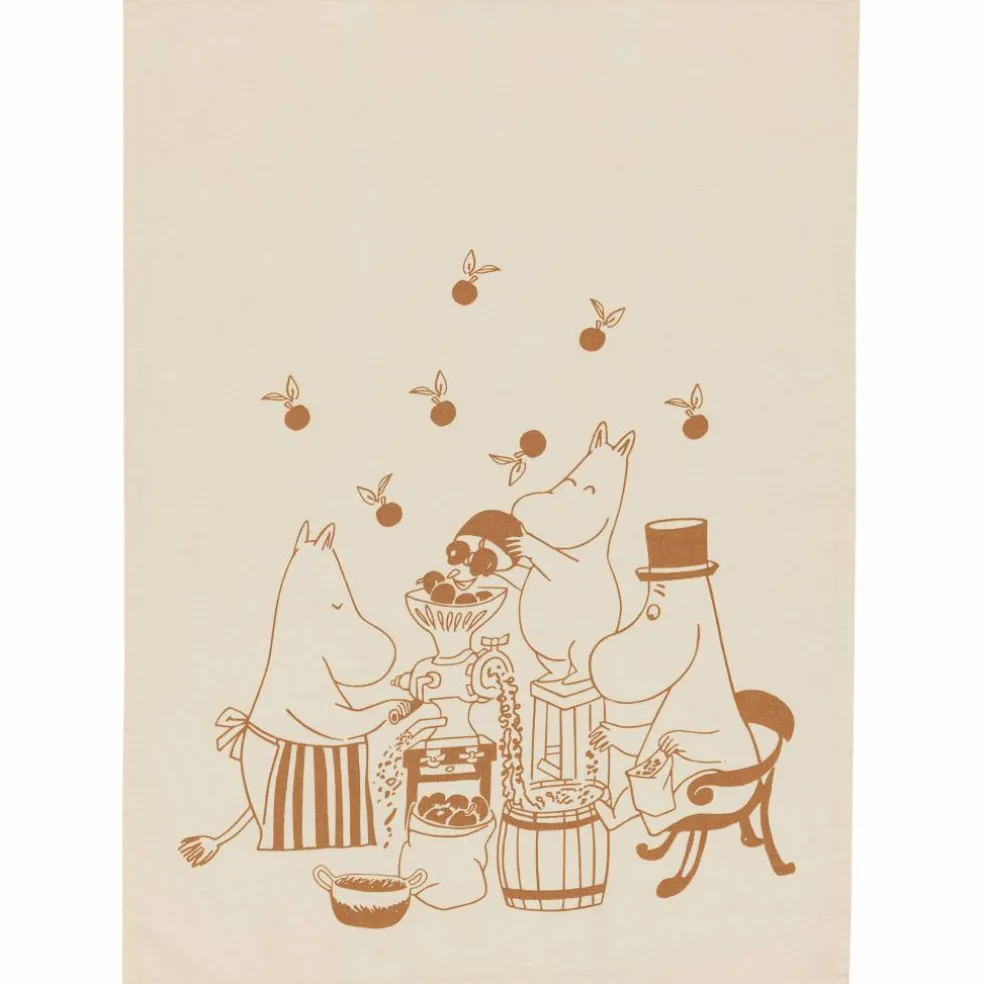 Förälskade kökshandduk 50 × 70 cm, rosa