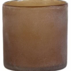 Frost ljuslykta, brown, medium