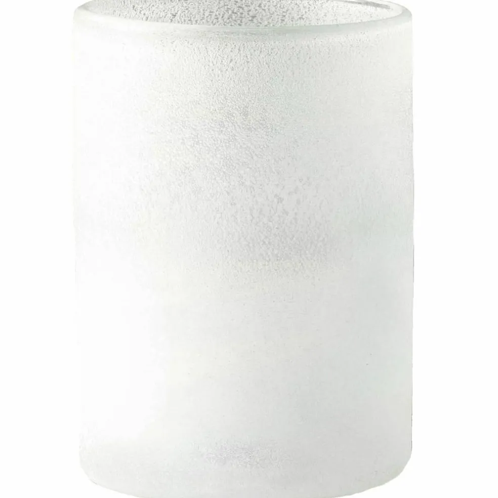 Frost ljuslykta, white, medium