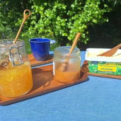 Frukostset 4 delar, teak