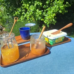 Frukostset 4 delar, teak