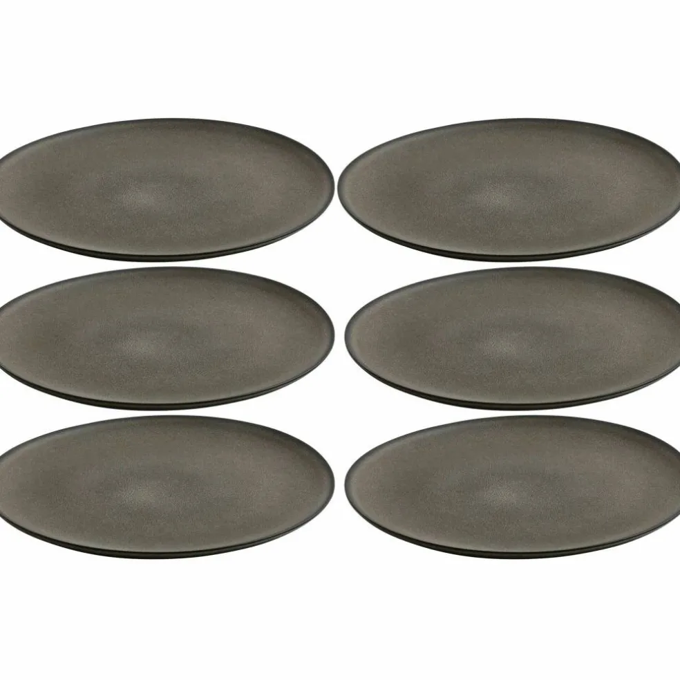 Frukosttallrik 23 cm, 6 st, forest brown