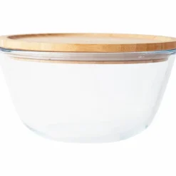 Förvaringsskål med bambulock 1600 ml