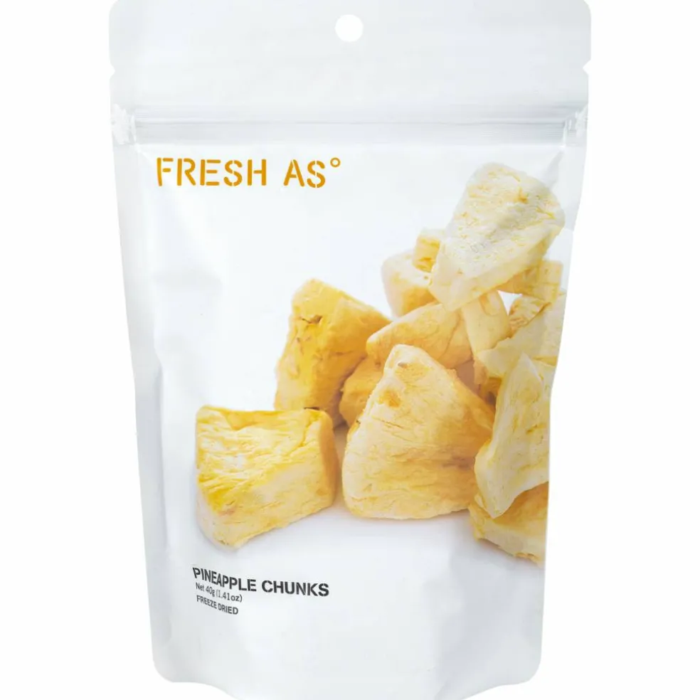 Frystorkade ananasbitar 40 g