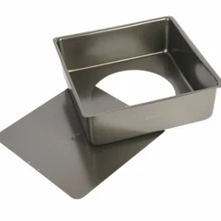 Fyrkantig Bakform Löstagbar Botten Non-stick 23 cm