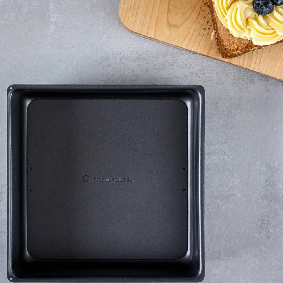 Fyrkantig Bakform Löstagbar Botten Non-stick 25 cm