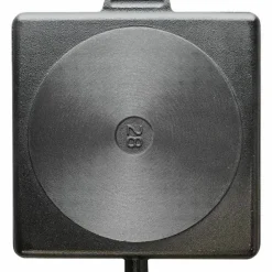 Fyrkantig gjutjärnsgrillpanna 28 cm, stålhandtag