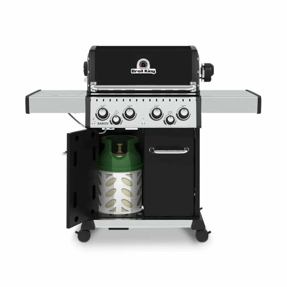 490 gasolgrill, svart