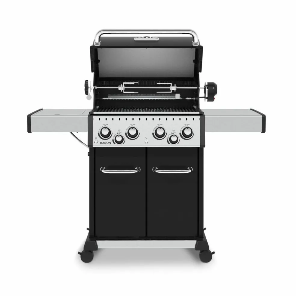 490 gasolgrill, svart