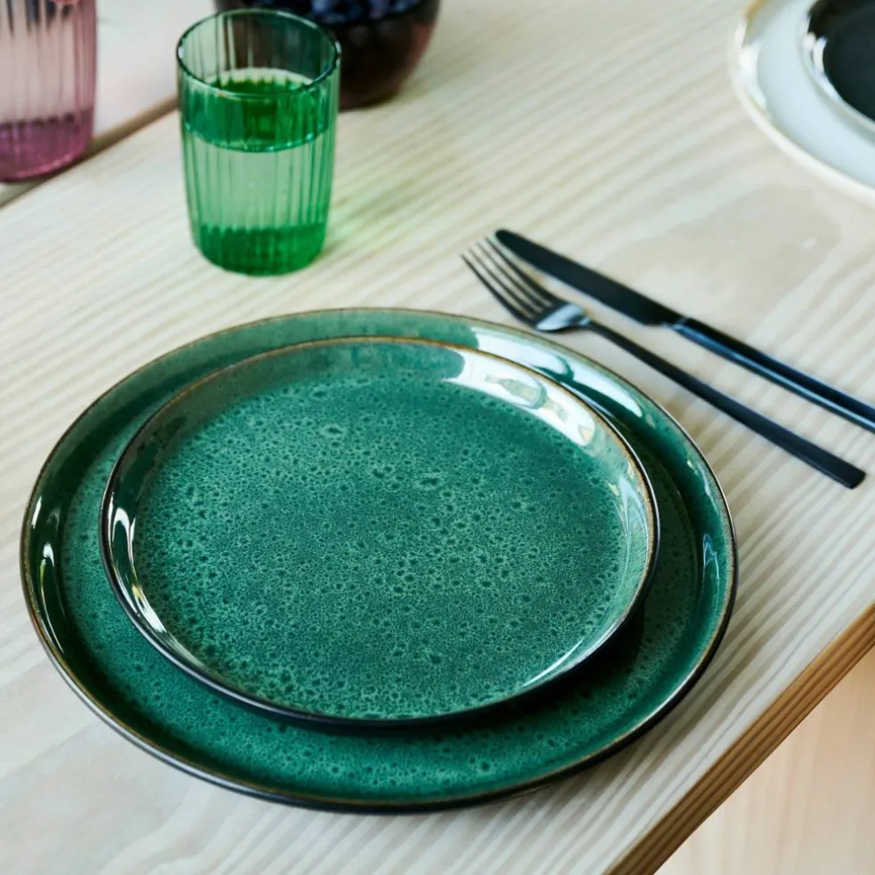 Gastro tallrik 27 cm, svart/grön