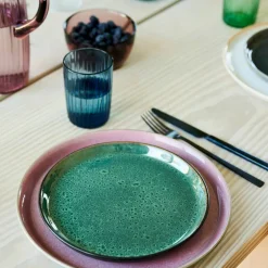 Gastro tallrik 21 cm, svart/grön